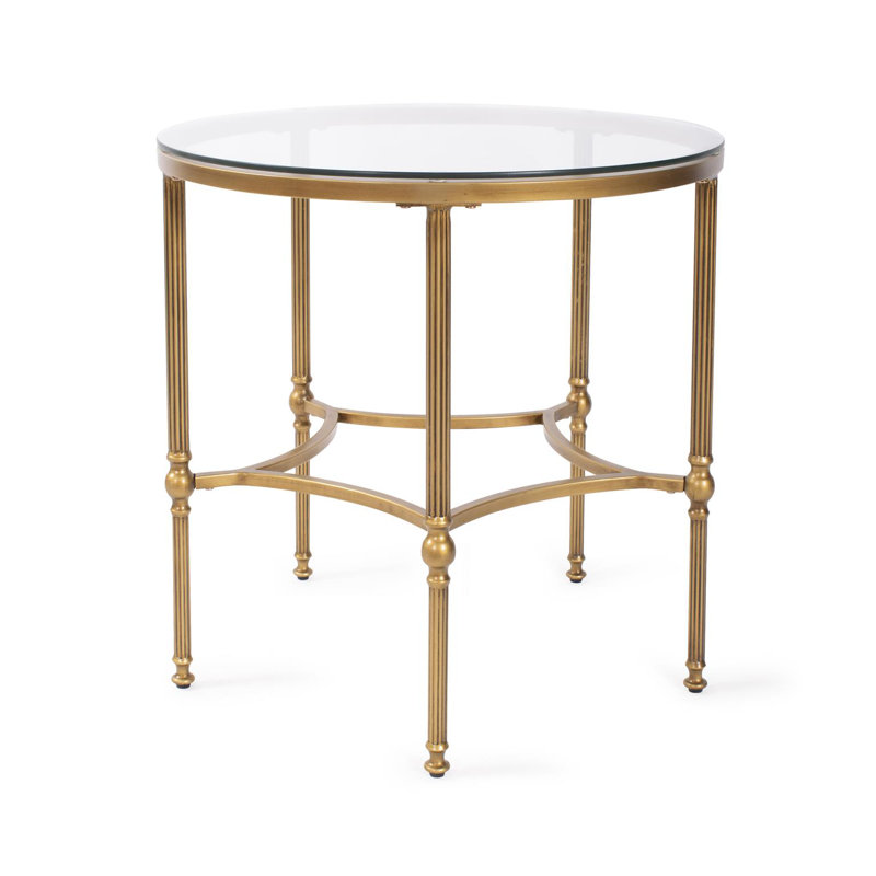 Bonnifait Antique Gold  Round Side Table