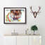 Roaring Tiger in Abstract - Picture Frame Painting Print-55758611-55758613