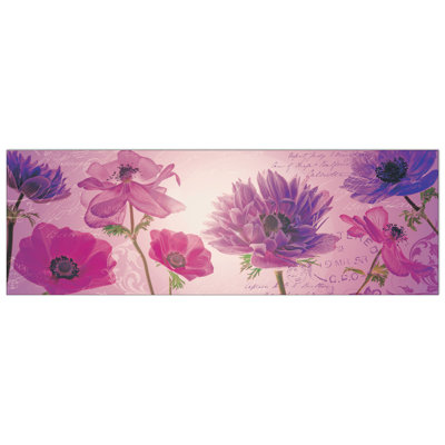 'Flowers In Purple' Graphic Art