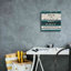 Epic Graffiti «Blue Zephyr Quote IV» par Mike Schick, impression sur toile, 12 po x 12 po-1275496299