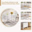 Oval Metal Base Dining Table-4799221-4799222