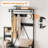 Solid Wood Coat Rack, Hall Tree With Bench And Shoe Storage Parent-Child Coat Rack Shoe Bench-114195167