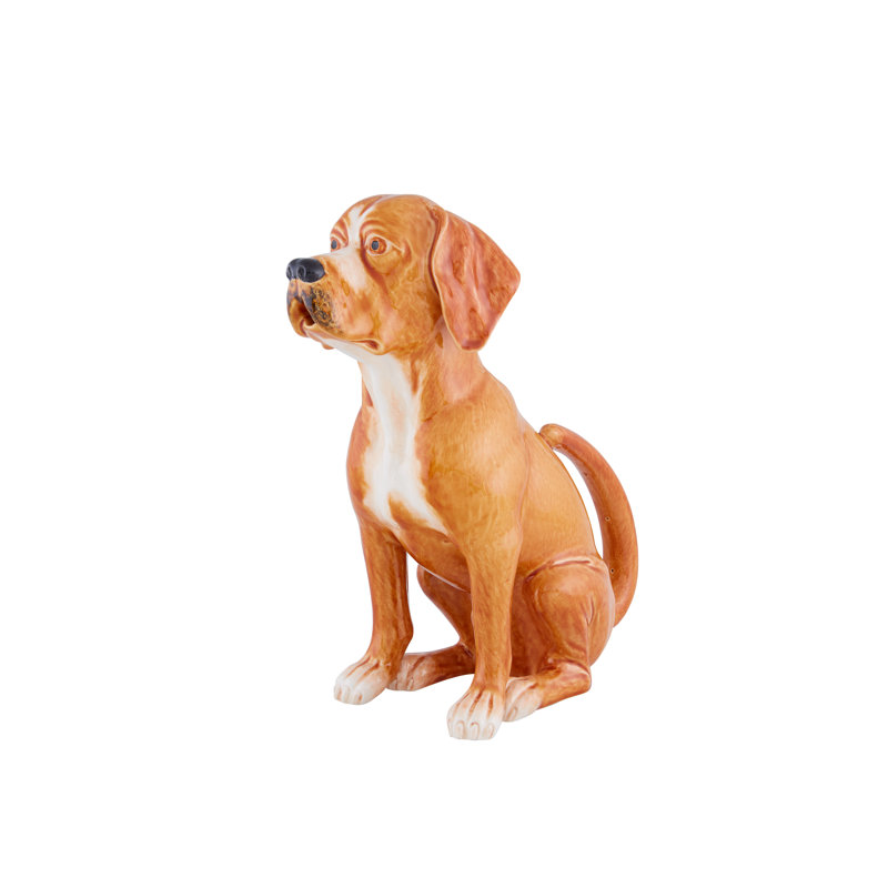Pitchers Brown Dog Figurine