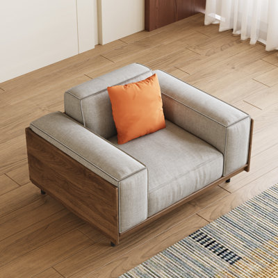 Fauteuil d'appoint 40,94 pouces Mid Century Modern