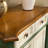 Brown+Green+White Solid + Manufactured Wood Shoe Storage Bench