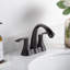 4-Inch Centerset 2-Handle Bathroom Sink Faucet with Pop-Up Drain & Supply Lines-110434368