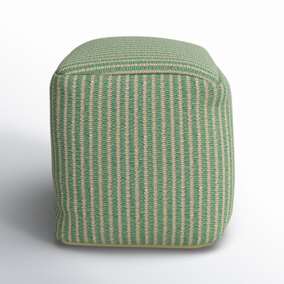 Borislava Outdoor Ottoman with Cushion