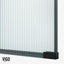 Écran de douche fixe l 34 "x H 78" avec verre 3/8 "Arden