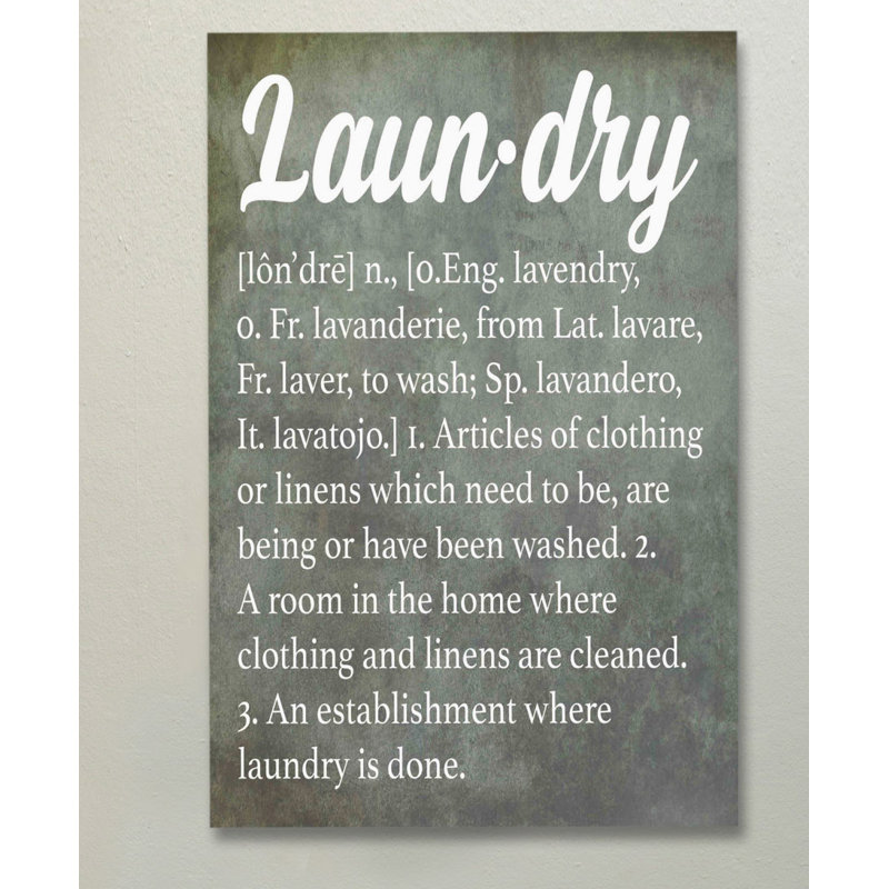 Reproduction d’art sur toile tendue « vintage laundry » par diana alcala, H 30 po x l 20 po x P 1,5 po