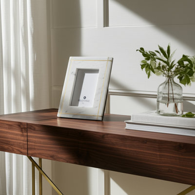 Sagebrook Home 5X7 Vero Alabaster And Marble Photo Frame