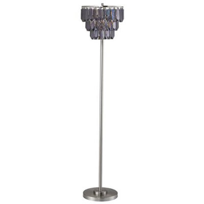 60.5'' Chrome Traditional Floor Lamp