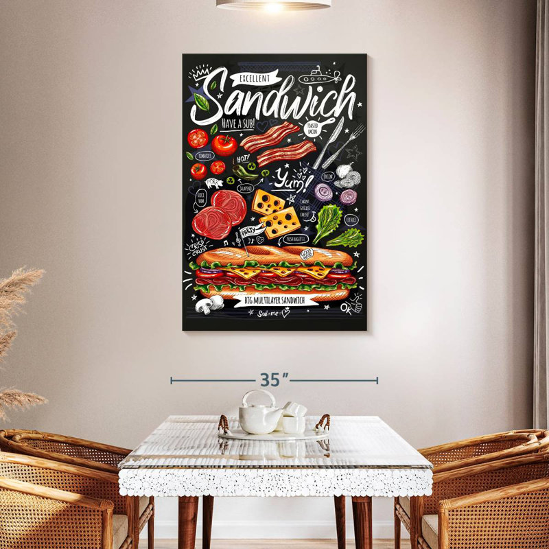 Yarlin Sandwich Sub, 48" H x 32" W
