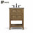 Bonsai 24 " W Freestanding Standard 1 Single Vanity Bathroom Vanity With Marble Top-1849568707