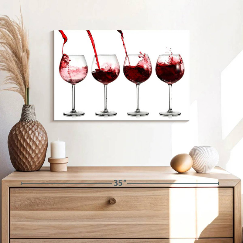 Verres à vin rouge Yarlin, H 16 po x l 24 po