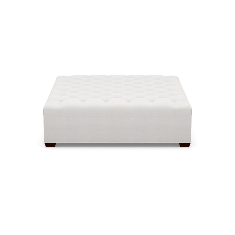 Square Ottoman, 9637-51, Walnut