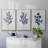 " Wild Indigo I " 3 - Pieces-91891328-91891332