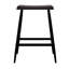 Tabouret de bar noyer foncé, ensemble de deux