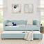 Lit de jour simple, canapé-lit convertible 3 en 1 avec couchette gigogne Gingham-795283554
