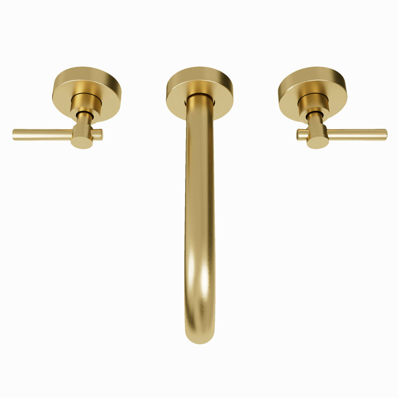 Nile Bathroom Tub Filler, Brushed Brass