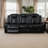 Aijai 3-Piece Power Reclining Breathing Faux Leather with LED and Wireless Charging Station Living Room Set (Set of 3)-1945498917