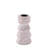 White Washed Wood Taper Candle Holder