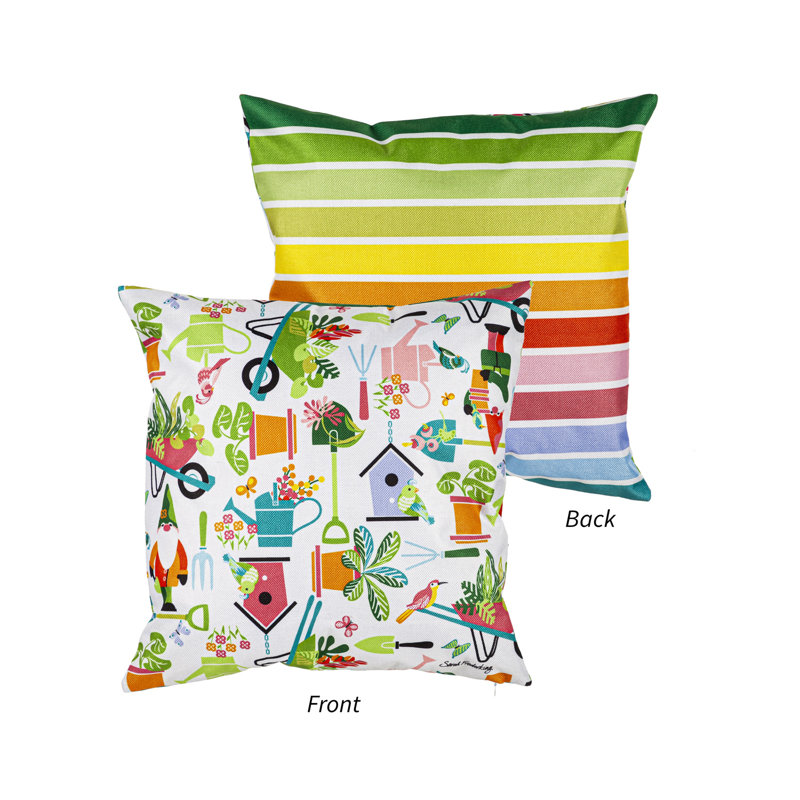 Housse de coussin d'extérieur Gardening Gnomes