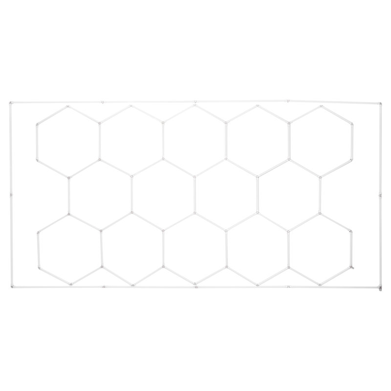 Hexagon Garage Lights 86400LM 14 Grids Honeycomb LED Shop Ceiling Light