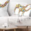 Oreiller Floral Camel Joyeux Abstract