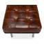 Banc rembourré en cuir véritable Prince Albert-39500727