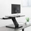 Montant de bureau noir