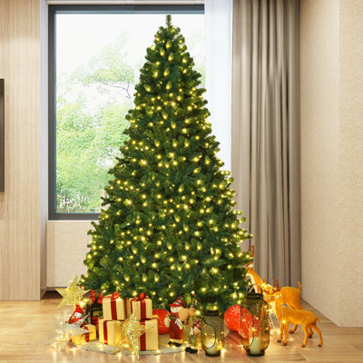 96' H Lighted Artificial Pine Christmas Tree
