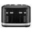 Grille-pain 4 tranches KitchenAid, noir mat-101772643