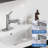 Bathroom Sink Faucet With Pull Out Sprayer, Single Handle Modern Bathroom Basin Faucet With Pop-Up Sink Drain Stopper & Deck Plate,Brushed Nickel-125231627