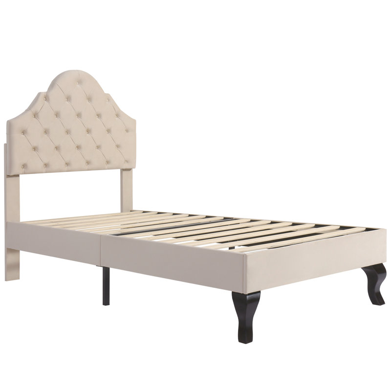 Super Single Bed, Beige