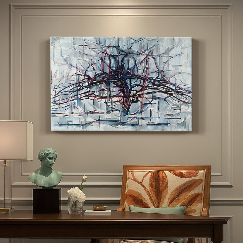 Le pommier en fleurs - Piet Mondrian - Toile tendue avec châssis - 1912, 40 x 60