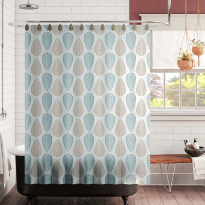 Vinyl Floral Shower Curtain