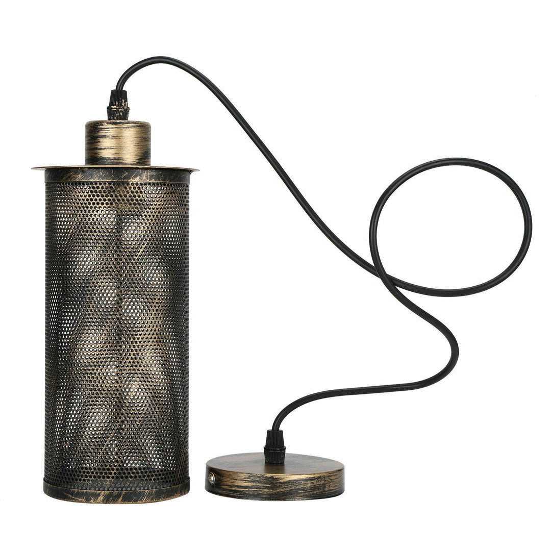 Sandyville 1 - Light Brushed Copper Single Pendant
