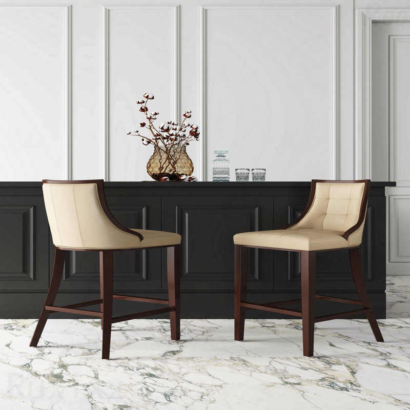 Tabouret de bar pour les salons modernes, Beige