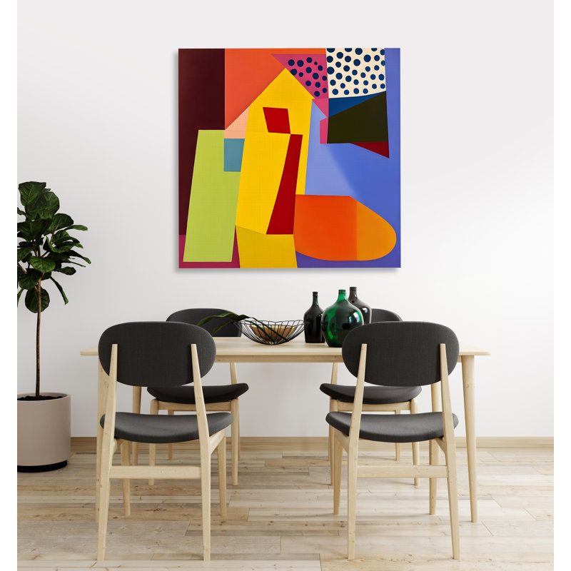 Colorful Shapes, 24" H x 24" W