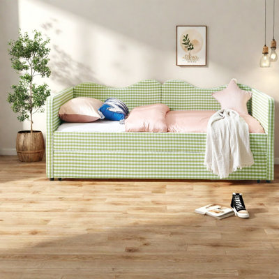 Lits multifonctionnels avec rangement, lit de jour en bois aggloméré en bois aggloméré pour petites pièces