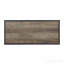 Table basse rectangulaire à 1 niveau, chêne rustique et noir-1322266330