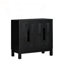 Buffet Mid-Century moderne avec motif ajouré sculpté-130672635