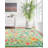 Groner Large Flower Living Room Rug Washable Bedroom Rug Non-Slip Colorful Vintage Accent Floor Carpet For Home Decor-110698255
