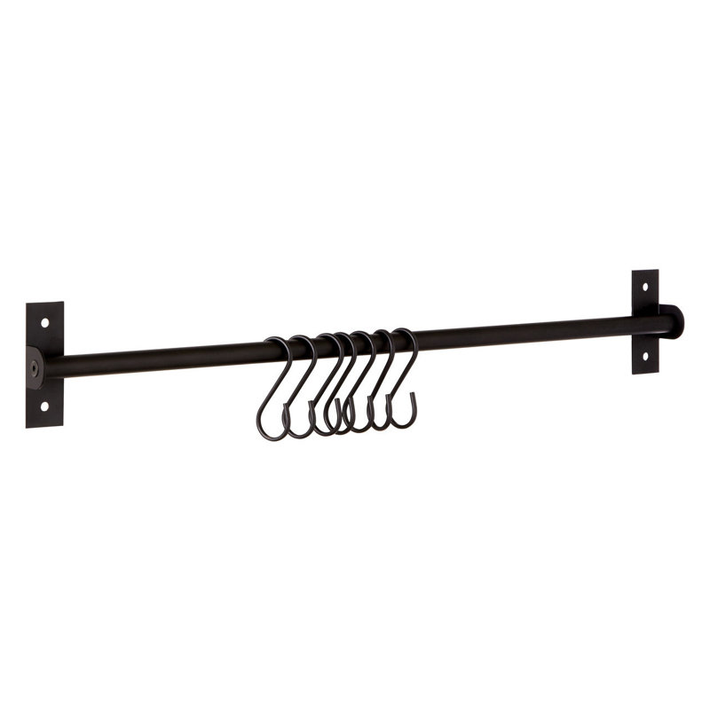 Humnoke Metal Straight Wall Mounted Pot Rack