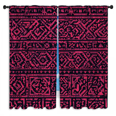 Rideaux de fenêtre Tribal Intricate
