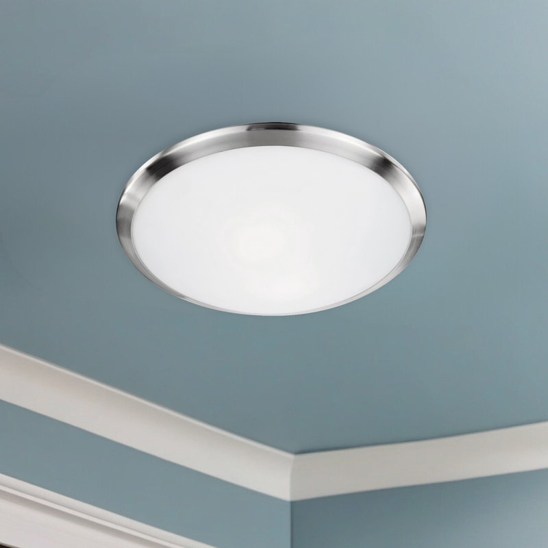 Plafonnier encastré 12 lumières Malta 1 lumière, Nickel brossé