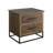 Natural Teca, 3-Piece Bedroom Set (Bed With 2 Nightstands)-231175077