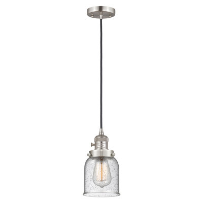 Franklin Restoration - Amberlynn - 1 Light Cord Hung Mini Pendant - On-Off Turn Switch - Bulb Not Included