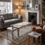 3 - Piece Marble Top Living Room Table Set-136113806