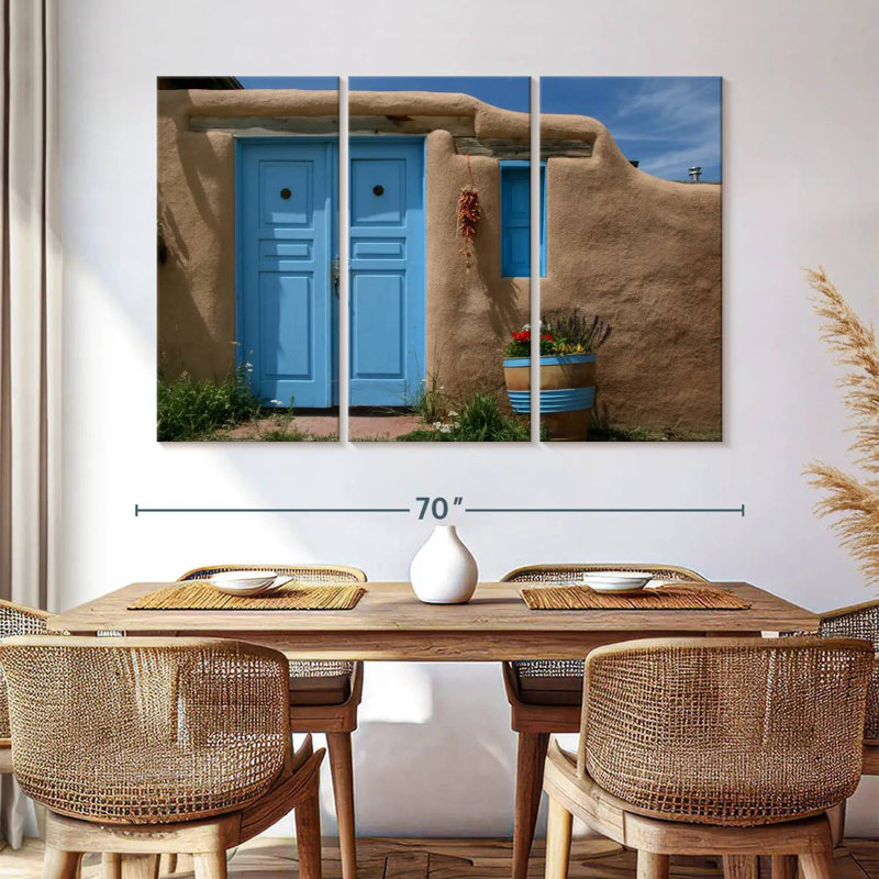 Lilie Blue Taos House, H 42 po x l 65 po